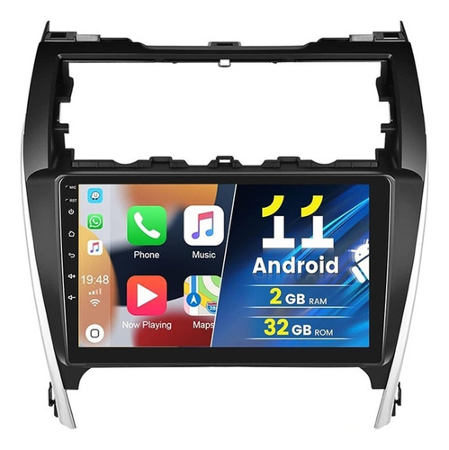 Estéreo Para Toyota Camry 2012-2014 Android Carplay 2+32g