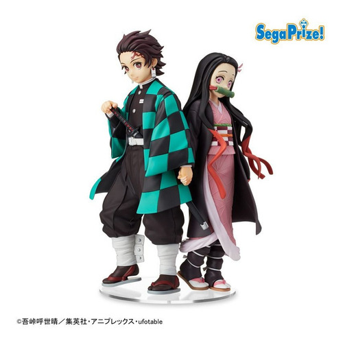 Imagen 3 de 8 de Figuras Tanjiro Y Nezuko Kamado Spm Sega Kimetsu No Yaiba