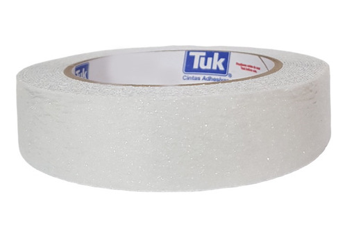 Cinta Antiderrapante Tuk Rollo 25mm X 4.57m Trans/gris/negro Color Transparente