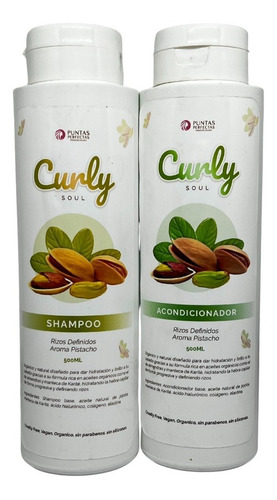 Shampoo Y Acondicionador Orgánico Curly Soul 500ml