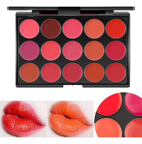 . Paleta De Labios En Crema, Juego De Maquillaje Profesional