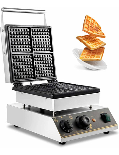 Máquina De Waffles Profesional Marca Vevor Americana 
