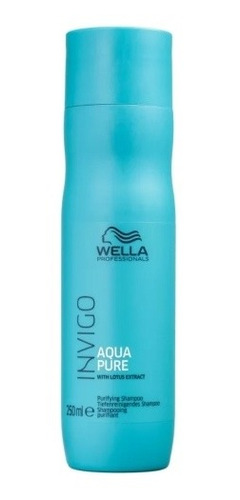 Imagem 1 de 1 de Wella Aqua Pure Shampoo Antirresíduos 250ml C/nf Original