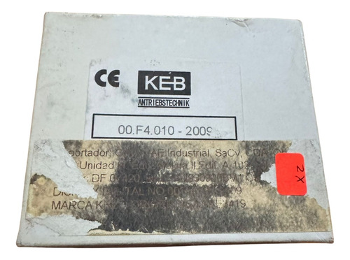 Keb 00.f4.010-2009 Operator Interface Plug In Basic Keypad