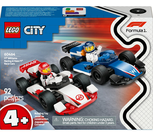 Lego City Autos De F1 Williams Racing Y Haas F1 60464