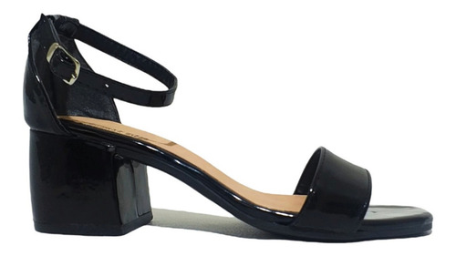 Imagen 4 de 5 de Sandalias Sandy Charol Black