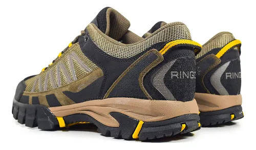 Zapatillas Trekking Hombre Gamuza Ringo Outdoor Athos Marron