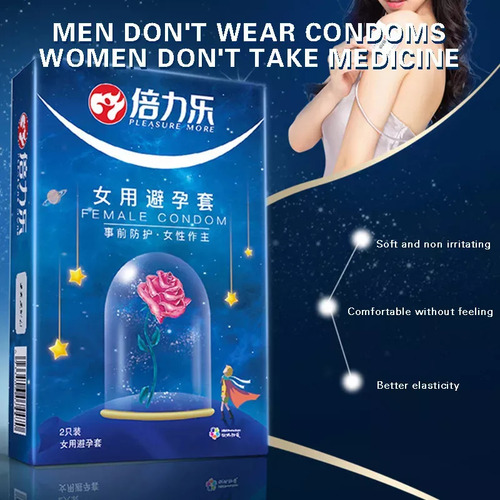 Preservativo Feminino Portátil De Látex T 2 Unidades