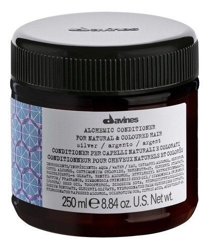 Matizador Alchemic Conditioner Silver Davines 250 Ml