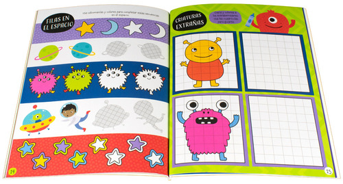 Mis primeras calcomanias: El espacio.: Libro de actividades Mis primeras calcomanias: El espacio, de Varios autores. Editorial Silver Dolphin (en español), tapa blanda en español, 2022
