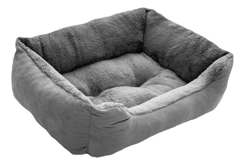 Cama Rectangular Para Perros, Cojín De Felpa Para L