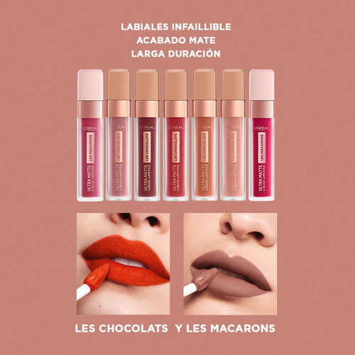 Imagen 3 de 5 de Set Labios Infallibles Loreal Paris