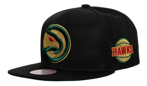 Gorra Mitchell And Ness Nba Bhm Logo Atlanta Hawks