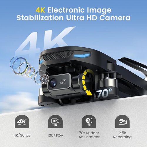 Deerc D65 2 Ejes Gimbal Mecánico Eis Gps Drones Con Cámara P