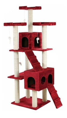 Rascador Torre 1.70m Ideal Para Varios Gatos Pethome