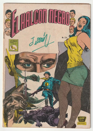 El Halcon Negro #274 La Prensa Firmado Por Jose Luis Duran (Usado)
