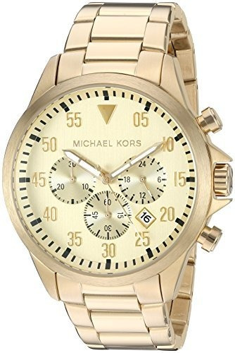Michael Kors - Reloj Dorado Para Hombre (mk8491)