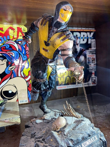 Figura Scorpion Del Videojuego Mortal Kombat (Usado)