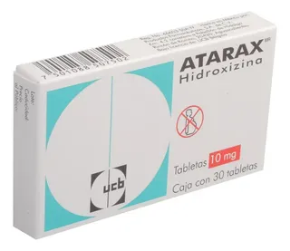 Atarax Hidroxizina 10 Mg Con 30 Tabletas