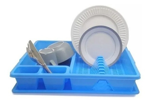 Escurridor Plástico Economic Vajilla Vasos Platos Cubiertos
