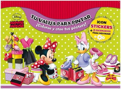 Mini Mouse Tu Valija Para Pintar: Disney Valija Colorea Y Crea Tus Posters, De Di Bella, Carolina. Serie N/a, Vol. Volumen Unico. Editorial Editorial Vertice, Tapa Blanda, Edición 1 En Español, 2013