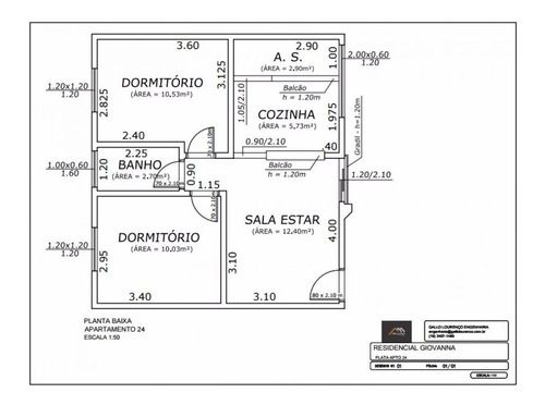 Venda - Apartamento - Loteamento Residencial Jardim Esperança - Americana - Sp - 2073 / 2074