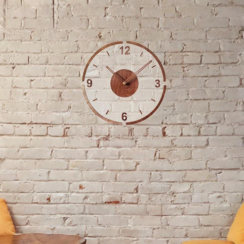 Reloj Colgante De Pared Decorativo Fácil De Leer 4 Números