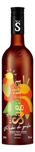 Bebida Mista Rabo De Galo Cachaca E Vermouth 700ml Sagatiba