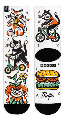 Medias Estampadas Pacific- Bacoa Cats