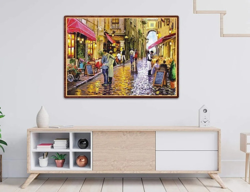 Rompecabezas 1000 Pzas Puzzle Coffee Street Cafe Cuadro Ed