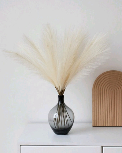 Pampas Secas Decorativas Artificiales 20 Piezas Beige
