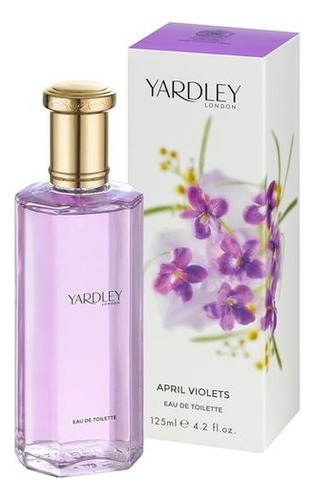 Perfume April Violets Edt de Yardley, 125 ml, con sello Adipec E Nf