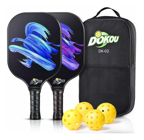 Dokou Pickleball Paddles Pickleball Paddle With Fiberg -6jtl