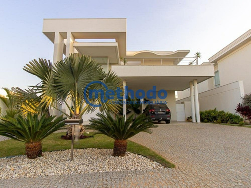 Casa A Venda Alto Padrão Mont Blanc Alphaville Campinas Sp - Ca00244 - 68534063