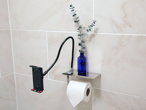 Elbee Home Cell Throne - Soporte De Papel Higiénico Para Tel