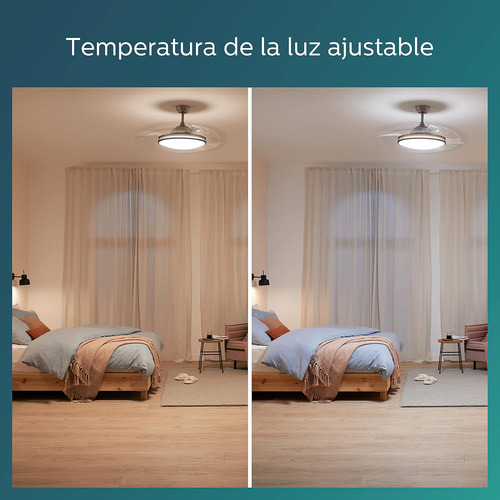 Philips Lighting Atlas - Ventilador De Techo Con Luz Led