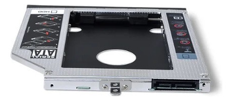 Caddy 9,5mm Hdd Ssd Adaptador Disco Secundario Cd