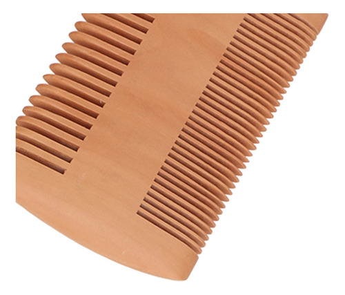 Kit De Cepillos Para Barba De Madera, Doble Cara, Suave Y Mo