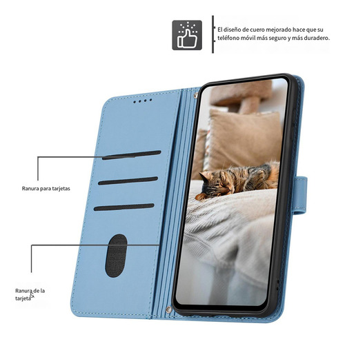 Funda Protectora Tipo Cartera Para Huawei Honor X9b Huawei Magic 6 Lite Con Tarjetero