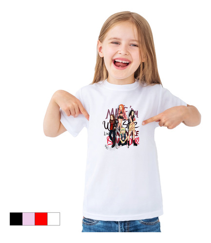 Playera  Infantilregalo Colores Blackppink #5