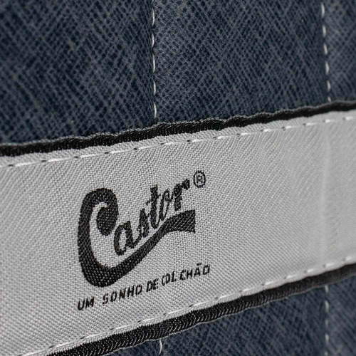 Colchão Queen Silver Star Pocket Castor 158x198 Cor Cinza