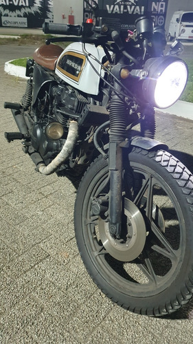 Cb 450 Custom - Customizada Cafe Racer - Branca