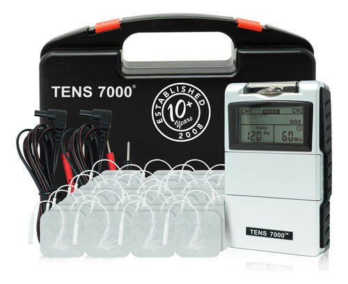 Tens 7000 Unidad Digital Tens Con Accesorios Y 48 Almohadill