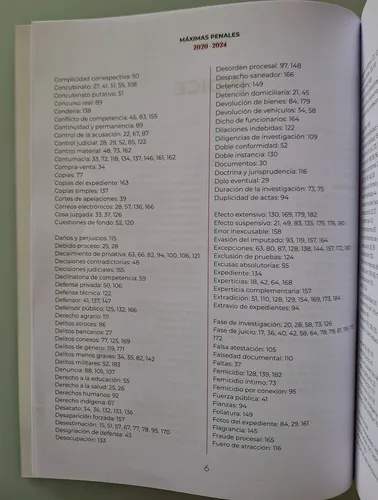 Máximas Penales 2020-2024
