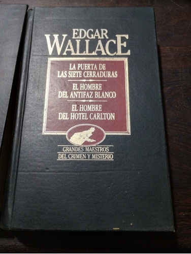 Edgar Wallace Tres Libros Grandes Maestros Del Crimen Olivos