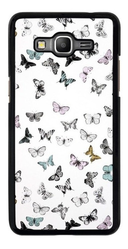 Funda Para Samsung Galaxy Mariposas Tapiz Colores Blanco