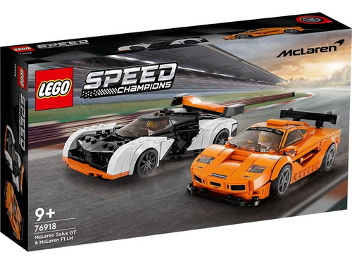 Lego Speed Champions Mclaren Solus Gt Y F1 Lm 76918 - 581 Pz