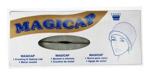 Gorro Magicap Siliconado Claritos Mechas C/ Aguja Reusable