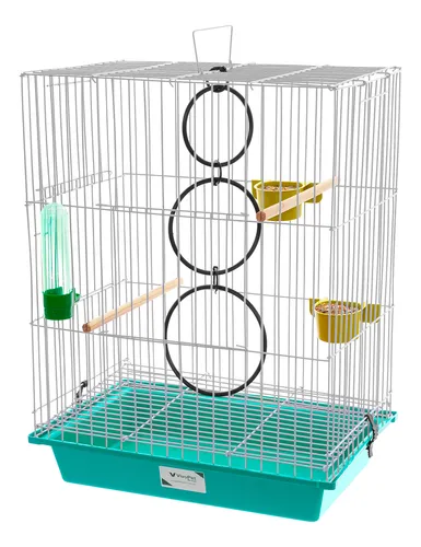 comprar Gaiola De Calopsita Periquito Luxo Pássaros Com Acessórios