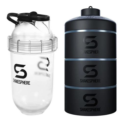 Pack Shaker Shakesphere Tritan 700 Ml + Embudo Apilable